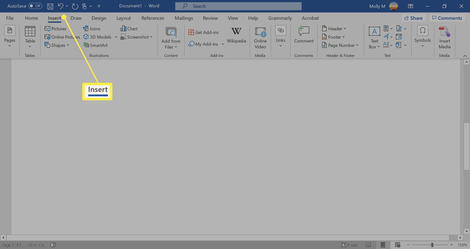 how to tab one line in word 2007